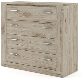 Comoda Thea Cu 4 Sertare, San Remo, 100 Cm