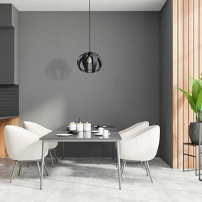 Lustră pe cablu NEWTON 1xE27/15W/230V neagră