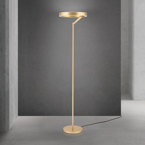 Lampadar LED circular iluminat sus si jos KOLK auriu periat