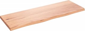 vidaXL Poliță perete maro deschis 80x30x2 cm lemn masiv stejar tratat