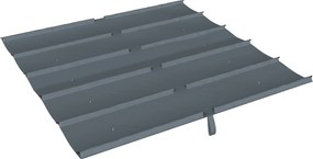 Outsunny Copertină pentru Pergolă cu 10 Orificii de Drenaj, Tavan de Rezervă în Poliester Respirabil, Doar Acoperire, 288x298 cm, UV30+, pentru Pergola Grădină 3x3m, Gri Închis | Aosom Romania