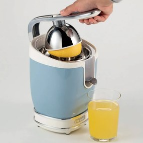 Presa electrica pentru citrice Ariete VINTAGE JUICER 0413/05, 85W, Corp metalic, Functionare silentioasa, 2 atasamente, Albastru