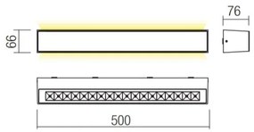 Redo 90259 - Aplica de perete LED pentru exterior AROOS, 21W, 230V, 3000K, IP65, albă