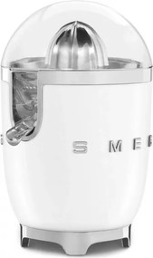 Storcător electric de citrice Smeg CJF11WHMEU, 70 W, sistem anti-picurare, bază antiderapantă, alb mat