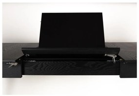 Masă extensibilă Zuiver Glimps, 120 x 80 cm, negru