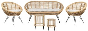 Set mobilier de grădină Marza (maro deschis. 1081224