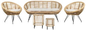 Set mobilier de grădină Marza (maro deschis. 1081224