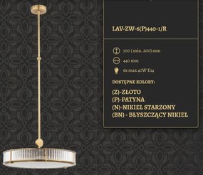 Lustra, Pendul design LUX realizat manual LAVONE 44cm