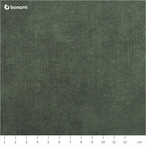 Canapea verde/gri din catifea 153 cm Adagio - Scandic