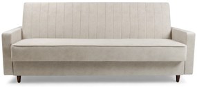 Canapea extensibilă Wars - bej welwet Cloud 03 / picioare wenge