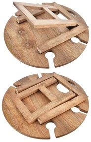 Masă de picnic din lemn de mango Orion, 39,5 x 24,5 cm
