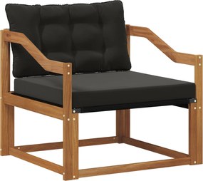 vidaXL Set de canapele de exterior Lemn solid de Acacia și Textilene