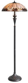 Endon 63972 - Lampă de podea Tiffany BROOKLYN, 2xE27/60W/230V, Ø 50 cm