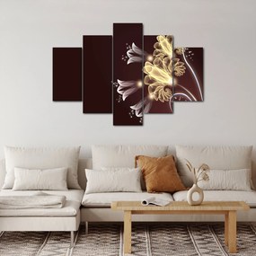 Tablou - Flori strălucitoare (150x105 cm)