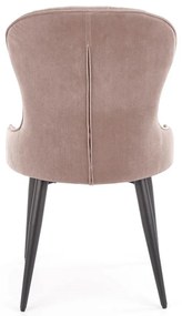 Scaun K366 velvet bej