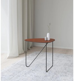 Măsuță de cafea maro coniac din metal 37x44 cm Curve M Bull – LIND DNA