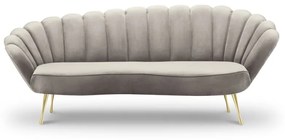 Canapea Kingston 3 locuri catifea Riviera L224 cm