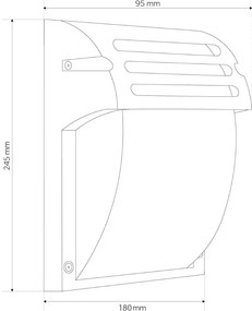 Lampă de perete pentru exterior 60W