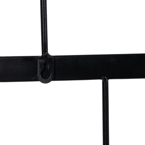 Cuier de perete negru din metal – Ixia