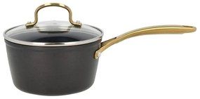 Tigaie cu capac/cu suprafață antiaderentă din aluminiu 1,5 l adecvată pentru plita cu inducție – Holm