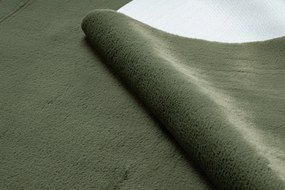 Covor lavabil modern POSH shaggy verde, pluș anti-alunecare