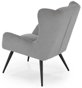 Fotoliu Byron stofa gri H92 cm