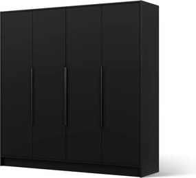 Dulap Palladio Hinged – 200x51x200 cm – Negru – Palladio 200 Hinged Dulap – Varianta 1