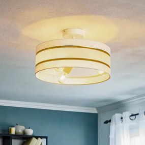 Lustră pe tijă HELEN 3xE27/15W/230V albă/aurie