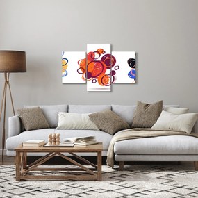 Tabloul cercuri colorate (90x60 cm)