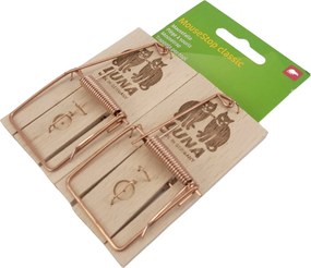 Set 2 Capcane pentru soareci din lemn - Luna