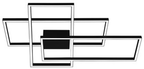 Lustra LED design modern geometric Erick negru