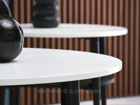 Măsuță de cafea Randolf Xl (alb + negru). 1111697