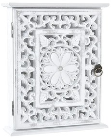 Suport pentru chei Mandala din lemn 22x26 cm