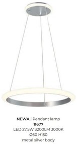 Lustra suspendata LED design circular NEWA 50cm