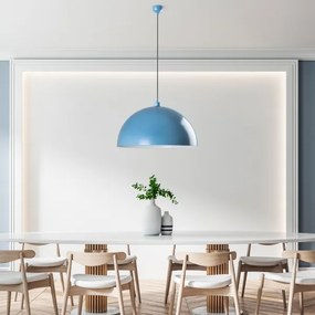 Lustră pe cablu KURE 1xE27/40W/230V albastru