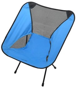 Scaun camping pliabil albastru, lățime 63 cm