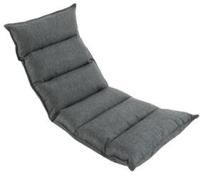 Fotoliu relaxant, material gri, LOTA NEW
