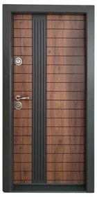 Usa metalica de apartament cu izolatie si vizor Novo Doors First Class NDS20, Deschidere Stanga Dreapta, Dimensiune 200X88 cm, Tabla 1.2 mm, Kit