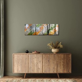 Tablou - Schimbarea anotimpurilor (cu ceas) (90x30 cm)