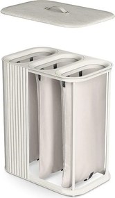 Coș de rufe bej 3x30 l din bambus Tota Trio Luxe – Joseph Joseph
