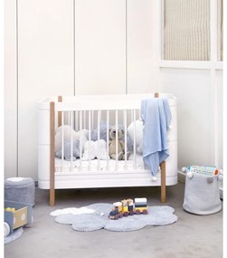 Covor pentru copii albastru deschis lavabil/țesut manual din bumbac 70x100 cm Mini Dream – Lorena Canals