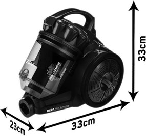 Aspirator fara sac ZILAN ZLN3300 - 700W, filtru HEPA 13, ciclonic, 2.5L