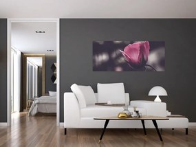 Tablou - Detaliu florii de trandafir (120x50 cm)