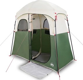 vidaXL Cort de duș pentru 2 persoane, verde, impermeabil