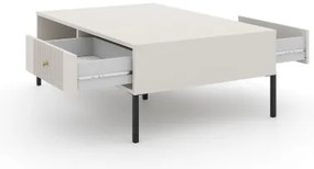 Măsuță de cafea LUE bej/negru