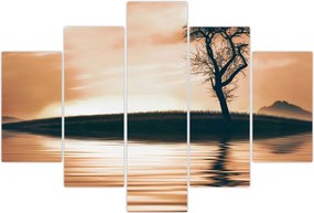 Tablou - Copaci pe insulă (150x105 cm)