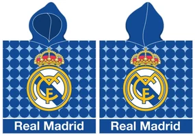 Real Madrid Los Blancos poncho pentru prosop de plajă 55x110 cm (Fast Dry)