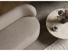 Măsuță de cafea bej rotundă din piatră ø 75 cm Volos – Blomus