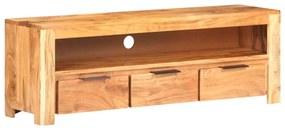 Comoda TV, 119 x 30 x 41 cm, lemn masiv de acacia 1, lemn masiv de acacia
