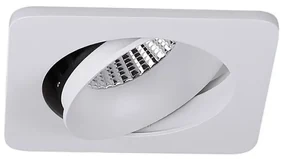 Spot directionabil, incastrabil tavan fals, LED dimabil, ARYA SQUARE alb H0100 MX
